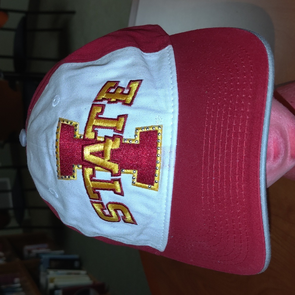 Iowa State Cyclones Embroidered Sequins Strapback Hat Cap Women's
